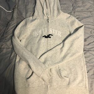 hollister zip up hoodie